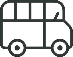 buss transport symbol ikon vektor bild. illustration av de silhuett buss transport offentlig resa design bild