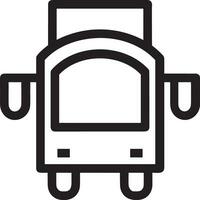 Bus Transport Symbol Symbol Vektor Bild. Illustration von das Silhouette Bus Transport Öffentlichkeit Reise Design Bild