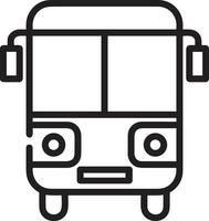 Bus Transport Symbol Symbol Vektor Bild. Illustration von das Silhouette Bus Transport Öffentlichkeit Reise Design Bild