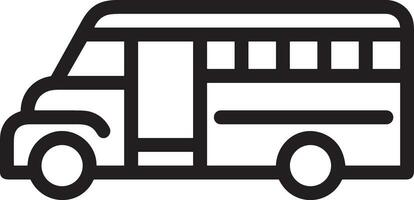 Bus Transport Symbol Symbol Vektor Bild. Illustration von das Silhouette Bus Transport Öffentlichkeit Reise Design Bild