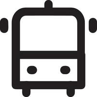 Bus Transport Symbol Symbol Vektor Bild. Illustration von das Silhouette Bus Transport Öffentlichkeit Reise Design Bild