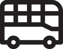 Bus Transport Symbol Symbol Vektor Bild. Illustration von das Silhouette Bus Transport Öffentlichkeit Reise Design Bild