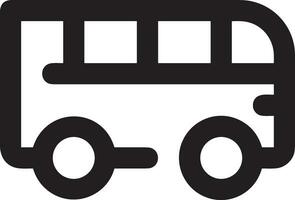 buss transport symbol ikon vektor bild. illustration av de silhuett buss transport offentlig resa design bild