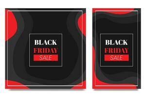 schwarz Freitag Verkauf abstrakt Hintergrund zum Sozial Medien vektor