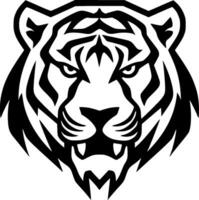 Tiger - - minimalistisch und eben Logo - - Vektor Illustration