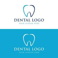 kreativ dental abstrakt logotyp mall design. logotyp för tandläkare, klinik Centrum, dental vård och företag. vektor