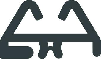 Brille optisch Symbol Symbol Bild Vektor. Illustration von Sonnenbrille Schutz Sehvermögen Grafik Design Bild vektor