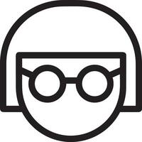 Brille optisch Symbol Symbol Bild Vektor. Illustration von Sonnenbrille Schutz Sehvermögen Grafik Design Bild vektor