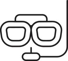 Brille optisch Symbol Symbol Bild Vektor. Illustration von Sonnenbrille Schutz Sehvermögen Grafik Design Bild vektor