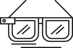 Brille optisch Symbol Symbol Bild Vektor. Illustration von Sonnenbrille Schutz Sehvermögen Grafik Design Bild vektor