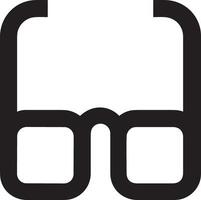 Brille optisch Symbol Symbol Bild Vektor. Illustration von Sonnenbrille Schutz Sehvermögen Grafik Design Bild vektor