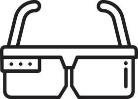 Brille optisch Symbol Symbol Bild Vektor. Illustration von Sonnenbrille Schutz Sehvermögen Grafik Design Bild vektor