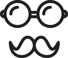 Brille optisch Symbol Symbol Bild Vektor. Illustration von Sonnenbrille Schutz Sehvermögen Grafik Design Bild vektor