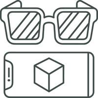 Brille optisch Symbol Symbol Bild Vektor. Illustration von Sonnenbrille Schutz Sehvermögen Grafik Design Bild vektor