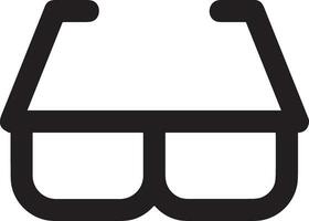 Brille optisch Symbol Symbol Bild Vektor. Illustration von Sonnenbrille Schutz Sehvermögen Grafik Design Bild vektor