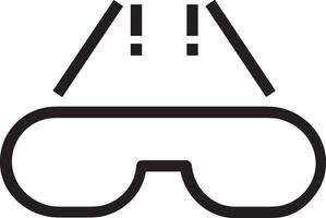 Brille optisch Symbol Symbol Bild Vektor. Illustration von Sonnenbrille Schutz Sehvermögen Grafik Design Bild vektor