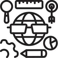 Brille optisch Symbol Symbol Bild Vektor. Illustration von Sonnenbrille Schutz Sehvermögen Grafik Design Bild vektor