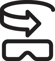 Brille optisch Symbol Symbol Bild Vektor. Illustration von Sonnenbrille Schutz Sehvermögen Grafik Design Bild vektor