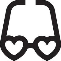 Brille optisch Symbol Symbol Bild Vektor. Illustration von Sonnenbrille Schutz Sehvermögen Grafik Design Bild vektor