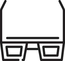 Brille optisch Symbol Symbol Bild Vektor. Illustration von Sonnenbrille Schutz Sehvermögen Grafik Design Bild vektor