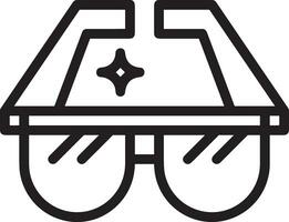 Brille optisch Symbol Symbol Bild Vektor. Illustration von Sonnenbrille Schutz Sehvermögen Grafik Design Bild vektor