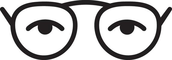 Brille optisch Symbol Symbol Bild Vektor. Illustration von Sonnenbrille Schutz Sehvermögen Grafik Design Bild vektor