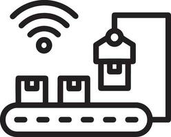 künstlich Intelligenz Symbol Symbol Vektor Bild. Illustration von das Gehirn Roboter Lernen Mensch Clever Algorithmus Design Bild.