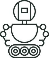 artificiell intelligens ikon symbol vektor bild. illustration av de hjärna robot inlärning mänsklig smart algoritm design bild.