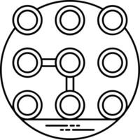 künstlich Intelligenz Symbol Symbol Vektor Bild. Illustration von das Gehirn Roboter Lernen Mensch Clever Algorithmus Design Bild.