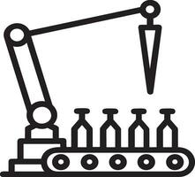 artificiell intelligens ikon symbol vektor bild. illustration av de hjärna robot inlärning mänsklig smart algoritm design bild.