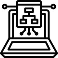 künstlich Intelligenz Symbol Symbol Vektor Bild. Illustration von das Gehirn Roboter Lernen Mensch Clever Algorithmus Design Bild.