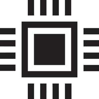 künstlich Intelligenz Symbol Symbol Vektor Bild. Illustration von das Gehirn Roboter Lernen Mensch Clever Algorithmus Design Bild.