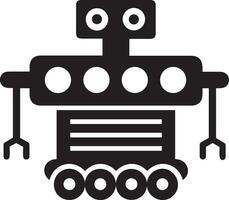 künstlich Intelligenz Symbol Symbol Vektor Bild. Illustration von das Gehirn Roboter Lernen Mensch Clever Algorithmus Design Bild.