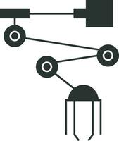 künstlich Intelligenz Symbol Symbol Vektor Bild. Illustration von das Gehirn Roboter Lernen Mensch Clever Algorithmus Design Bild.