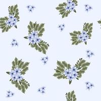 nahtlose Blumenmuster-Arrangements schöne Blumen Textilstoff vektor