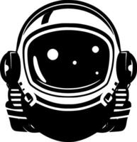 Astronaut - - minimalistisch und eben Logo - - Vektor Illustration