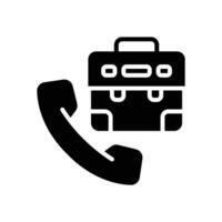 Telefon Anruf Glyphe Symbol. Vektor Symbol zum Ihre Webseite, Handy, Mobiltelefon, Präsentation, und Logo Design.