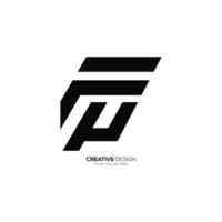 Brief fp Initiale modern korporativ Geschäft abstrakt kreativ Monogramm Logo vektor