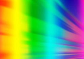 helles mehrfarbiges, regenbogenförmiges Vektorlayout mit flachen Linien. vektor