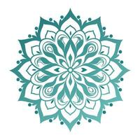 lutning mandala konst vektor ikon isolerat på en vit bakgrund, islamic mandala, cirkel färgrik mandala