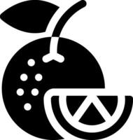 detta ikon eller logotyp är frukt ikon eller friska äter etc och kan vara Begagnade för webb, Ansökan och logotyp design vektor