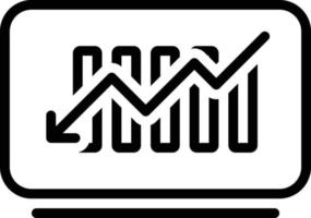 Liniensymbol für Ablehnung vektor