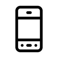 Handy, Mobiltelefon Vektor Symbol auf Weiß Hintergrund