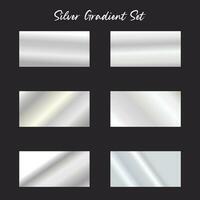 silver- lutning uppsättning vektor fil