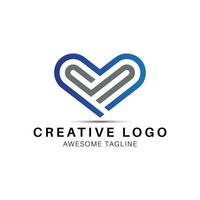 sm Brief Liebe gestalten Logo Design Symbol vektor