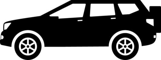 suv Auto Symbol Vektor. Sport Nützlichkeit Fahrzeug Silhouette zum Symbol, Symbol oder unterzeichnen. suv Auto Grafik Ressource zum Transport oder Automobil vektor
