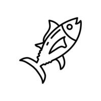 Fisch Symbol im Vektor. Illustration vektor