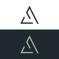 modern und luxuriös geometrisch Dreieck abstrakt Vorlage Logo element.logo zum Geschäft, Marke und Unternehmen. vektor