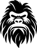 Bigfoot - - minimalistisch und eben Logo - - Vektor Illustration