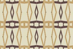 Motiv Ikat nahtlos Muster Stickerei Hintergrund. Ikat drucken geometrisch ethnisch orientalisch Muster traditionell.aztekisch Stil abstrakt Vektor Design zum Textur, Stoff, Kleidung, Verpackung, Sarong.